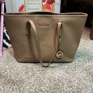 Michael Kors Tan Leather Tote